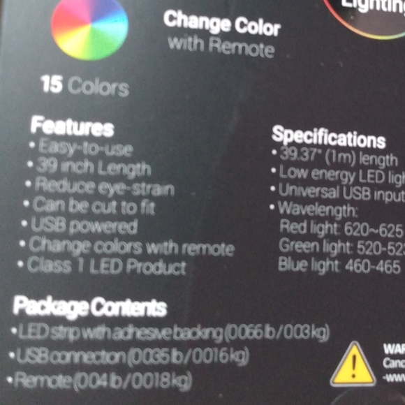 Color changing LED LIGHT strip - Picture 5 of 5